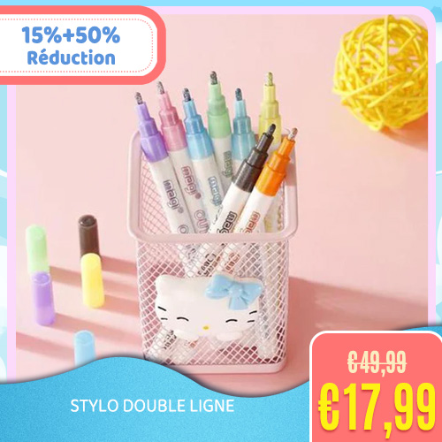 Stylo double ligne