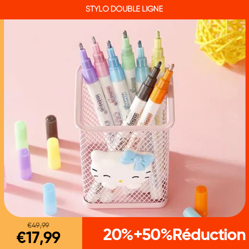 Stylo double ligne