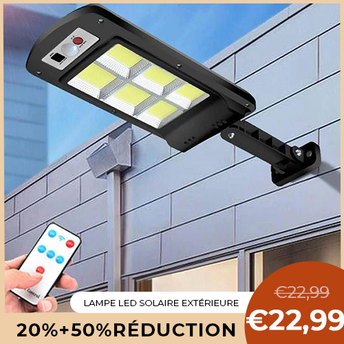 Lampe LED Solaire Extérieure